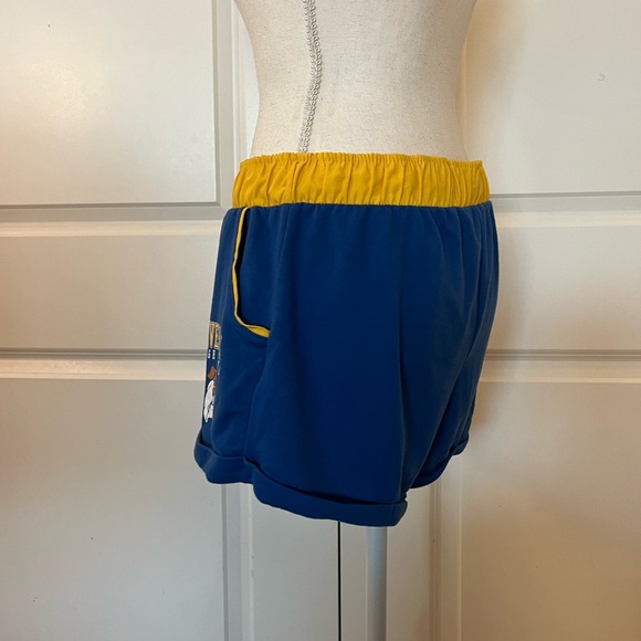 Hot Topic Riverdale Varsity Girls Cheer Soft Shorts Blue & Yellow - Picture 11 of 15